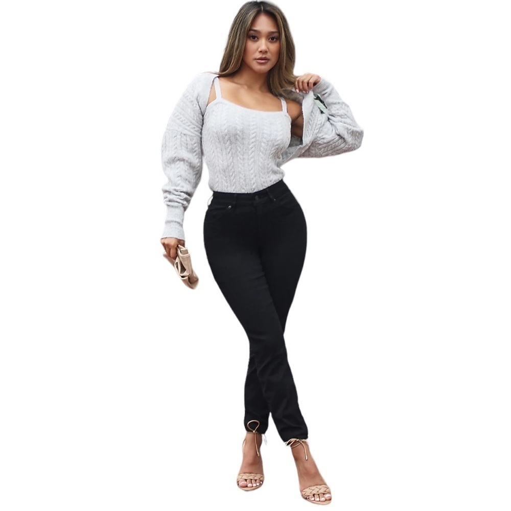 Express Black Curvy Skinny High Rise High Waist‎ Jeans